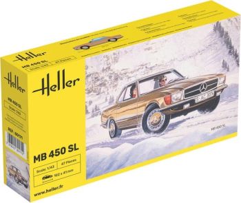 HEL80171 - MERCEDES-BENZ 450 SL montieren und lackieren