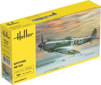 HEL80282 - Spitfire MK XVI Militärflugzeug zum Zusammenbauen und Lackieren