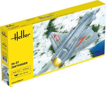 HEL80309 - SAAB Ja-37 Jaktviggen Jagdflugzeug zum Zusammenbauen und Lackieren