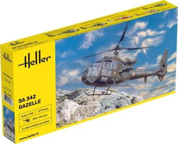 HEL80486 - GAZELLE SA 342 Hubschrauber montieren und lackieren