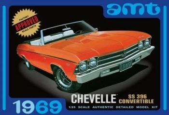 AMT823/12 - CHEVROLET Chevelle Cabriolet 1969 zum Zusammenbauen und Bemalen