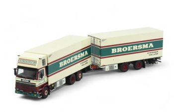 TEK82539 - SCANIA R113 Topsleeper 6x2 Sattelzugmaschine mit 2-achsigem Auflieger BROERSMA