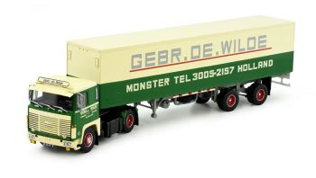 TEK84494 - SCANIA 140 4x2 mit 2-achsigem Kühlauflieger DE WILDE