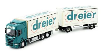 TEK85088 - SCANIA R Highline 6x2 Lkw mit 1+1-achsigem Auflieger