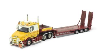 TEK85268 - SCANIA Serie 4 Torpedo 6x4 mit 3-achsigem OVERLAND Tieflader
