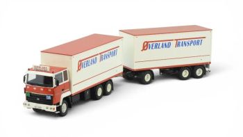 TEK85493 - FORD Transcontinental 6x4 Motorwagen mit 1+2-Achs-Anhänger OVERLAND Transport