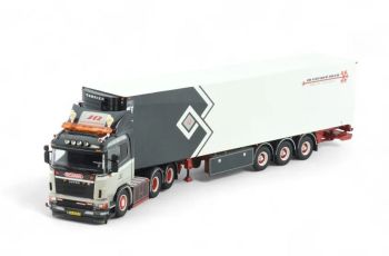 TEK86348 - SCANIA Serie 4 6x2 mit 3-achsigem Kühlauflieger JQ VAN DER MEER