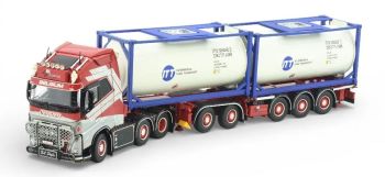 TEK86476 - VOLVO FH05 Globetrotter XL 6x2 mit 3+2-achsigem Flexanhänger und 2 SL LOGISTICS Containern