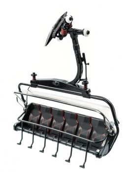 JC86503 - Sessellift für 6 Personen Schwarz und Rot