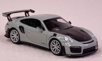 MNC870068127 - PORSCHE 911 GT2 RS 2018 Grau mit Carbon-Motorhaube