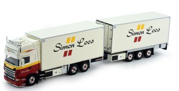 TEK81414 - SCANIA R730 V8 Topline 6x2 Solo mit SIMON LOOS 3-Achs-Anhänger