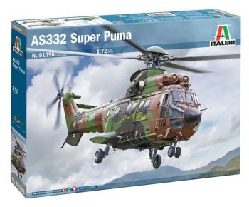 ITA91096 - AS332 Super Puma Hubschrauber (Montage und Bemalung erforderlich)
