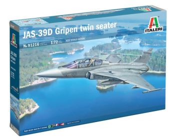 ITA91216 - JAS-39D Zweisitzer-Kampfjet zum Zusammenbauen und Bemalen