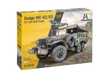 ITA96230 - DODGE WC-62/WC-63 1/2 Tonne 6x6 Militärfahrzeug – Montage und Lackierung erforderlich
