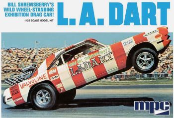 MPC974/12 - L.A. Dart Wheelstander zum Zusammenbauen und Bemalen