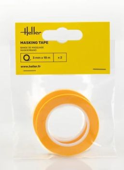 HEL99011 - 2 Rollen Kreppband, 3 mm x 18 m