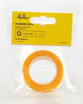 HEL99012 - 2 Rollen Kreppband, 6 mm x 18 m