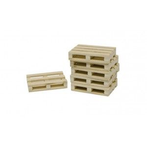 KID610761 - Set aus 8 Miniatur-Holzpaletten