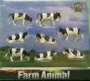 KID571878 - Lot von 8 HOLSTEIN Kühen Maßstab: 1/87