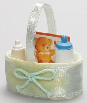 AKI0256 - Miniaturkorb für Puppenhaus Größe 3;5 x 3;5 cm