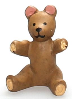 AKI0258 - Miniatur-Teddybär für Puppenstubenhöhe 2cm