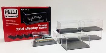 AWDC008 - 6 Vitrinen für Autos 1/64