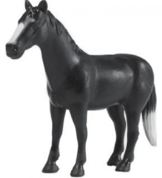 BRU2306NOIR - Schwarzes Pferd Maßstab: 1/16