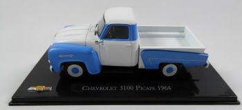 MAGCHEPICAPE64 - CHEVROLET 3100 Picape 1964 blau-weißer Pick-up