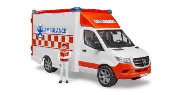 BRU2676 - Ambulanzfahrzeug Mercedes Benz Sprinter, mit Fahrer