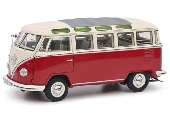 SCH0454 - Kombi Farbe Rot - VOLKSWAGEN SAMBA T1B