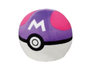 T18852D-05 - Plüsch MASTERBALL POKEMON rosa und lila