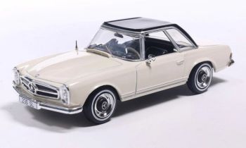 IXOCLC617N.22 - MERCEDES-BENZ 230SL HardTop 1964 Metallic Beige und Schwarz