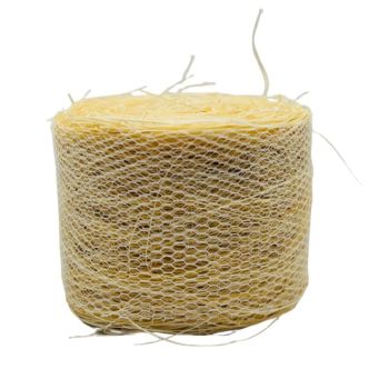CW0274 - Runder Strohballen mit Netz – Durchmesser: 4,8 cm x Breite: 3,6 cm