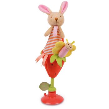 DC2675LAPINFRAISE - Marotte Puppet - Erdbeerkaninchen