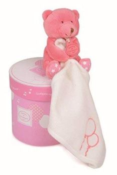 DC2810ROSE - Vol au Vent Spieluhr - Rosa Bär