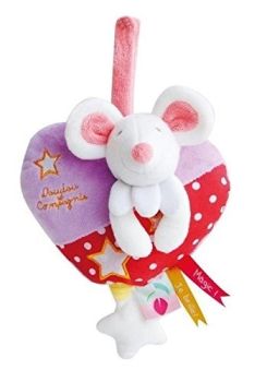 DC3015SOURIS - Spieluhr - Lumineszierend - Maus 20 cm
