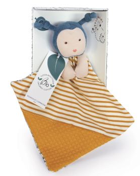 DC3842-01 - POLLEN L'ABEILLE BIO - Senf gestreifte Babydecke