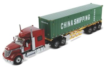 DCM71045 - INTERNATIONAL Lonestar Day cab 6x4 porte container + container