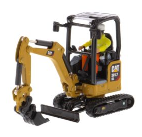 DCM85597 - CATERPILLAR 301.7 CR Minibagger der neuen Generation mit verschiedenen Werkzeugen und Fahrer