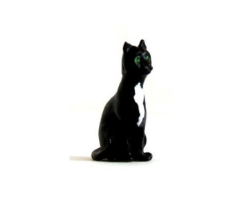 WMA4 - Sitzende Katze - In Miniatur