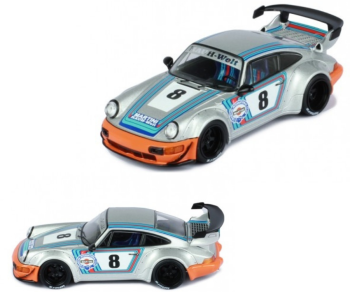 IXOMOC307 - PORSCHE 964 RWB grau RAUH-WELT
