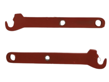 PMAR-51-RP81R - Set mit 2 roten Hebearmen für RENAULT Réplicagri