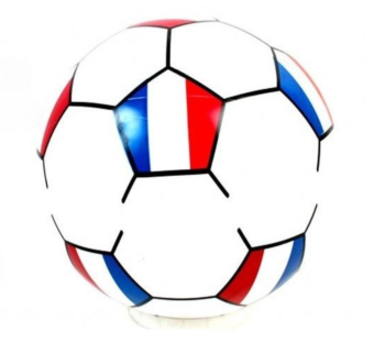 LPB22375 - Aufblasbarer Fußball Größe 4 - FRANKREICH - 25 cm