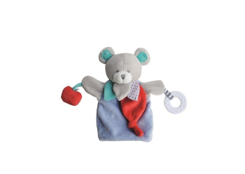 DC3005OURS - Blaue Bärenpuppe 30 cm