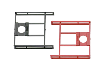 HER051200 - 6 Schutzvorrichtungen (rot und schwarz) für Siloanhänger 52m3