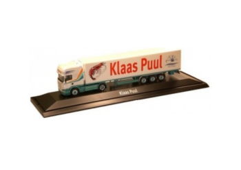 HER1694 - SCANIA R Topline 4x2 mit Kühlanhänger 3 Achsen KLAAS PUUL
