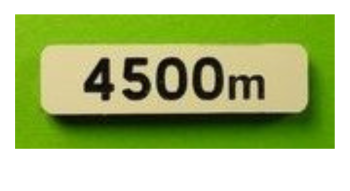 MCD-035 - Beschilderungstafel auf 4500 m – als Bausatz