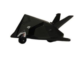 NEW01277J - Reibungsschwarzer Düsenjäger