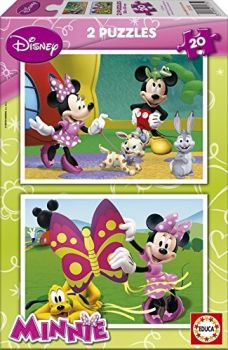 EDU15135 - 2 Puzzles 20 Teile DISNEY - Minnie