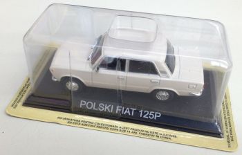 MAGLCFI125P - FIAT 125P Polski 1967 weiße 4-türige Limousine in Blisterverpackung verkauft